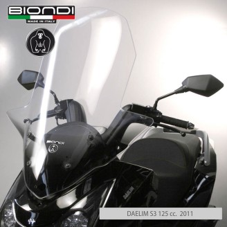 Pare-brise Club Daelim MOTORSS3 125 11, Fixations Incluses Pare-brise et carénages BIONDI