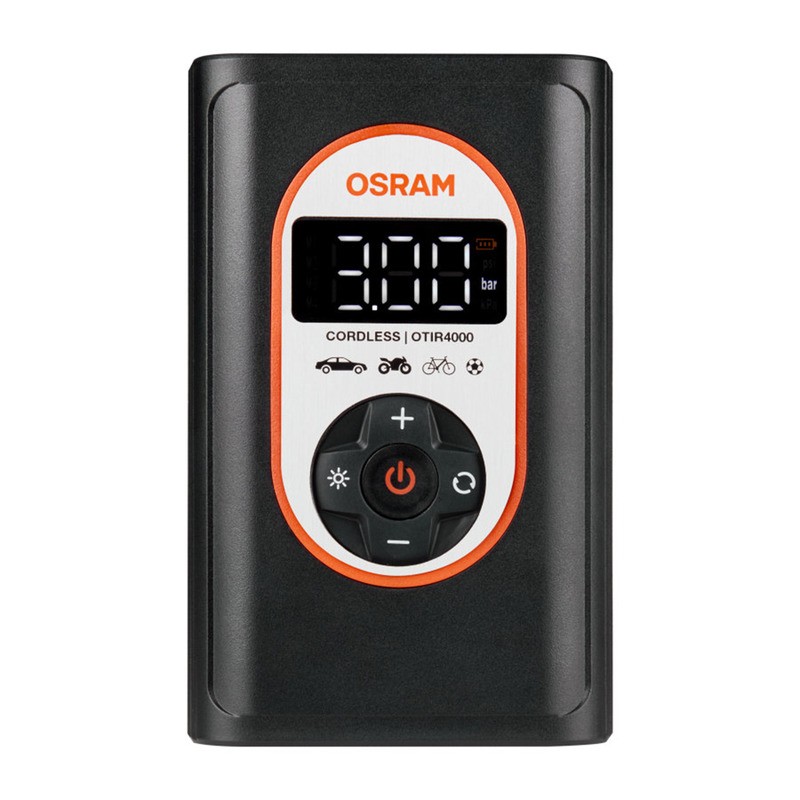 Compressore Osram 4000 Portatile A Batteria Kit da viaggio OSRAM