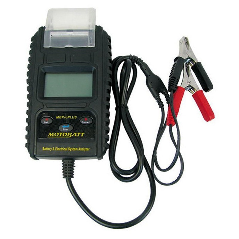 Testeur de Batteries Multifuntionnel Motobatt avec Imprimante Accessoires pour batteries MOTOBATT