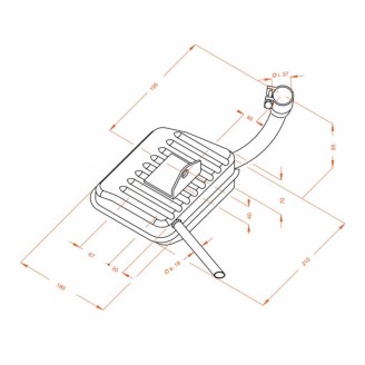 MARMITTA SITO PIAGGIO VESPA GL Piaggio Vespa GL SITO