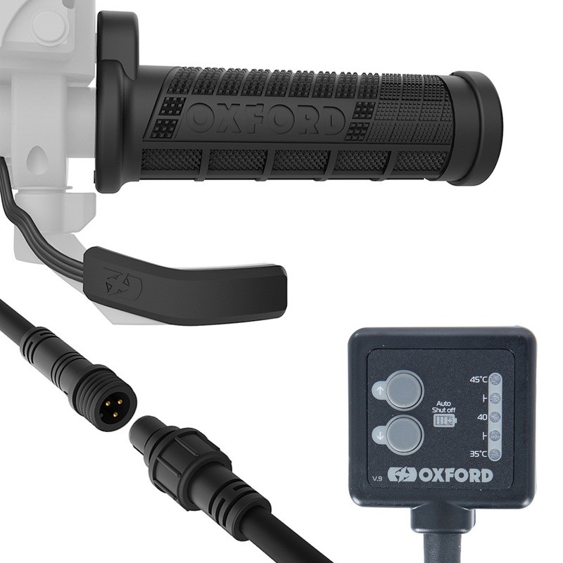 Puños Calentadores Hotgrips Evo con Control de Temperatura Puños OXFORD