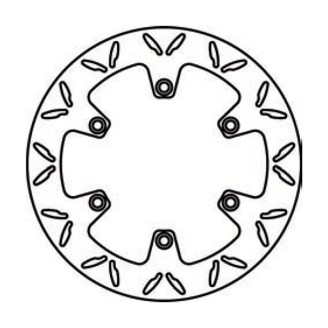 Bremsscheibe Honda CBF600 03-07 / Vfr 750F 88-93 Vorne für CAGIVA Elefant 750 93-95 und andere Modelle Bremsscheiben GRIMECA