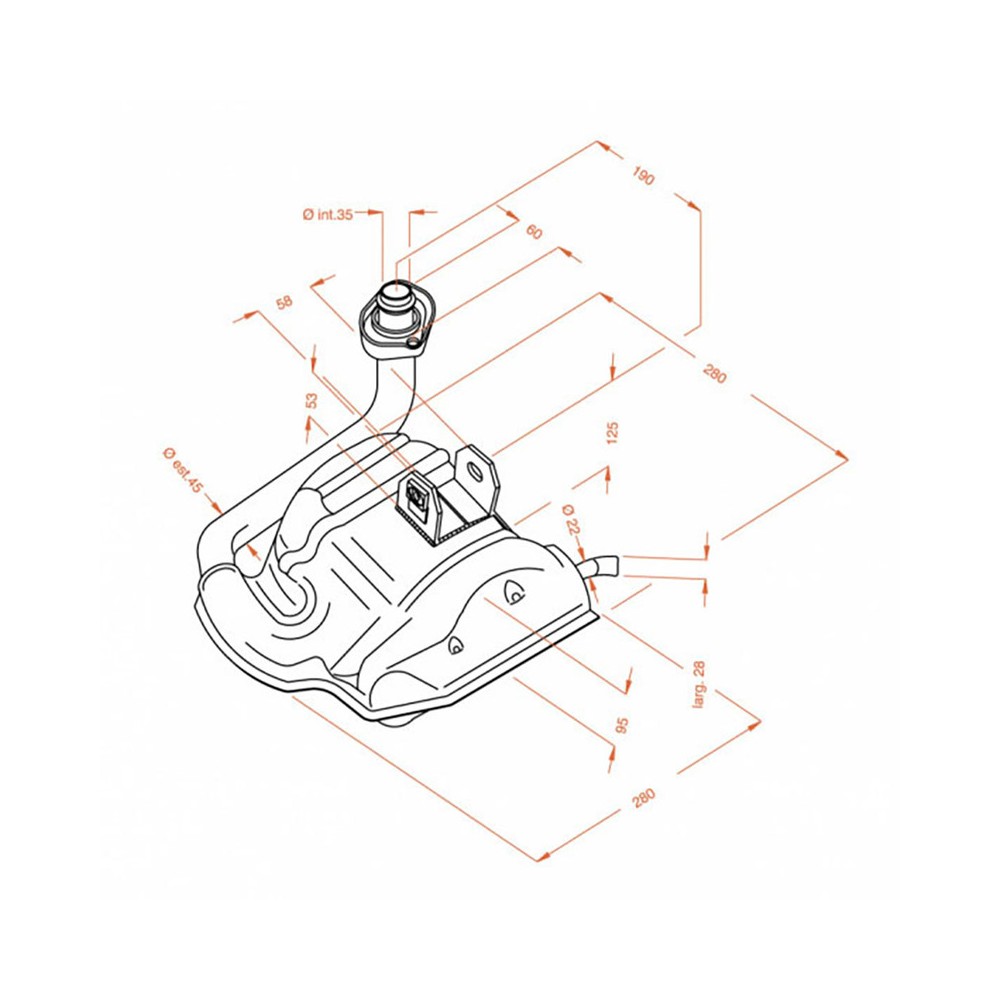 MARMITTA SITOPLUS PIAGGIO VESPA T5 125 Piaggio Vespa T5 125 SITO