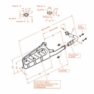 MARMITTA SITOPLUS PIAGGIO FREE 50 Piaggio FL 50 95-00 SITO