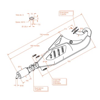 MARMITTA SITOPLUS APRILIA SR 50 WWW 97-02 Aprilia SR 50 WWW 97-02 SITO