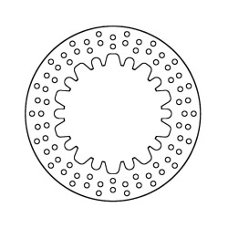 Disque de frein Bmw R 65/80/100 pour BMW K75 750 84-96 et d'autres modèles Disques de frein Ferodo