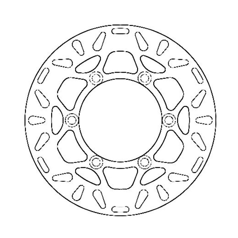 Bremsscheibe Kawa Kx 80/100 vorne für KAWASAKI : 80 KX 96 80 KX 930 85 KX 115 100 KX 1 14 Bremsscheiben Ferodo