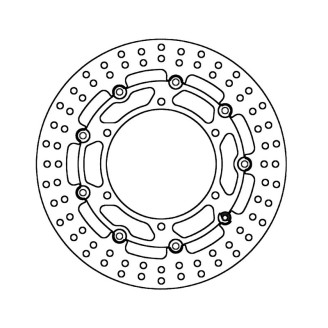 Yamaha R1-R6 Vorderer Rechter Bremsscheibe Bremsscheiben Ferodo