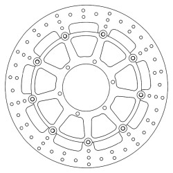 Brake Disc FMD0130RX for HONDA CBR RR 929 00-01 and other model Brake Discs Ferodo