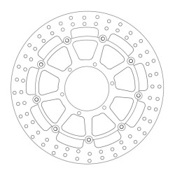 Disque de frein Honda CBR600F 04-06 - Cbr 600F Sport - Hornet 900 pour HONDA CBR600F 04-06 et d'autres modèles Disques de frein Ferodo