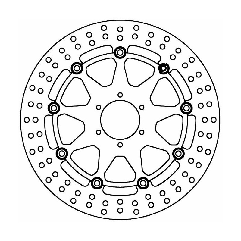 Disco Freno Honda Hornet 60000-06 Ant per HONDA Hornet CB600 00-06 Bremsscheiben Ferodo