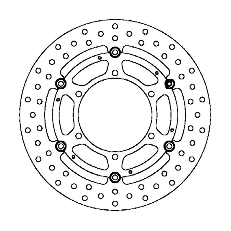 Disque de Frein FMD0206RF pour BMW R850 R 94-03 et d'autres modèles Disques de frein Ferodo