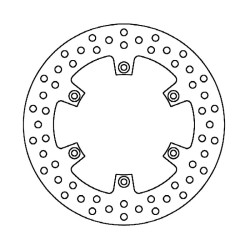 Disque de frein Bmw F650 arrière pour APRILIA Pegaso 650 01-09 et d'autres modèles Disques de frein Ferodo