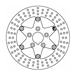 Disco de freno Harley Davidson Flht Electra Glide para HARLEY DAVIDSON XLH 883 Sportster 70-99 y otros modelos Discos de freno Ferodo