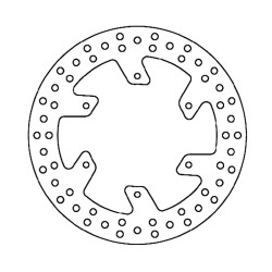 Disque de frein Yamaha Xtz 750POST. 89-95 pour YAMAHA : 500 RD LC 88 750 XTZ Super Tenere 8 90 Disques de frein Ferodo