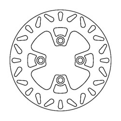 Disque de frein FMD0318R pour SUZUKI Burgman 125 02-13 et d'autres modèles Disques de frein Ferodo