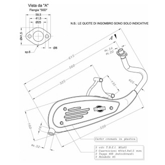 MARMITTA SITOPLUS PIAGGIO LIBERTY 50 4T Vespa ET4 50 02-06 SITO