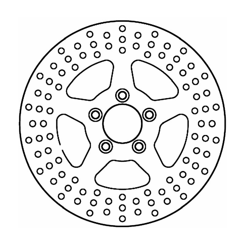 Disque de frein FMD0433R pour HARLEY DAVIDSON FLHP 90 Road King Police 10-11 et d'autres modèles Disques de frein Ferodo