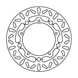 Brake Disc Yamaha T-Max 50004-07, X-Max 125/250 05- Front for YAMAHA X-Max 125 06-14 and other model Brake Discs Ferodo