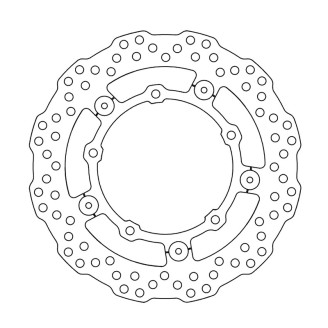 Brake Disc Yamaha MT07 TRACERXSR700 Front for YAMAHA MT-07 14-17 and other model Brake Discs Ferodo