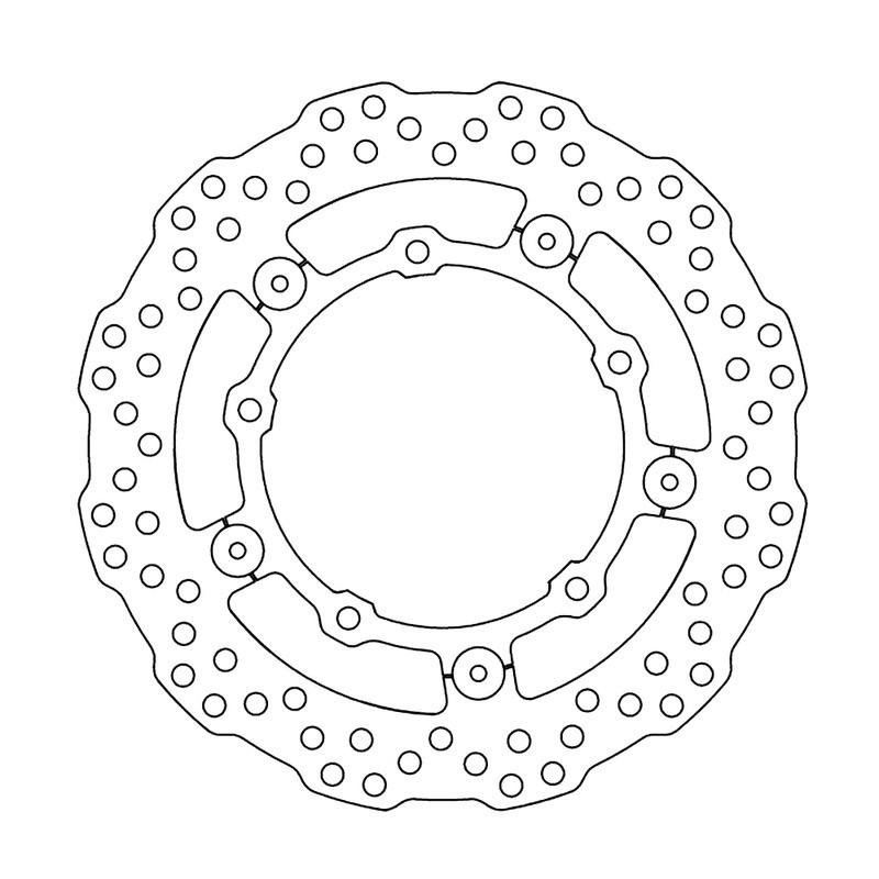 Brake Disc Yamaha MT07 TRACERXSR700 Front for YAMAHA MT-07 14-17 and other model Brake Discs Ferodo