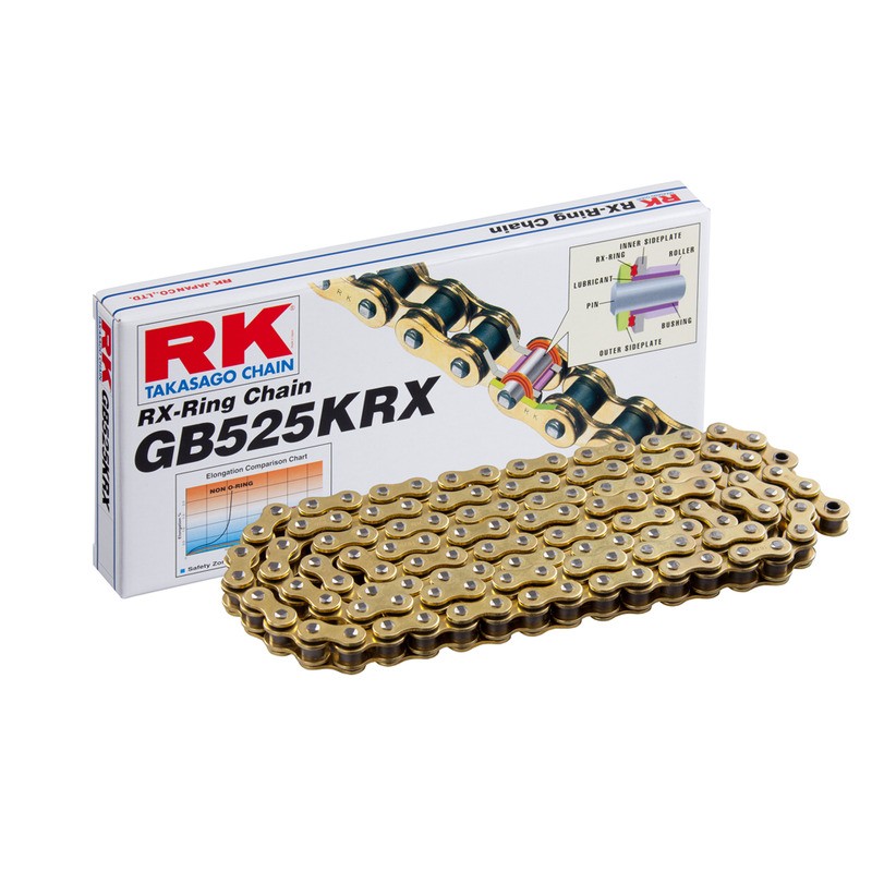 Catena Rk 525 Krx Oro 124MAGLIE Cl Chaînes RK