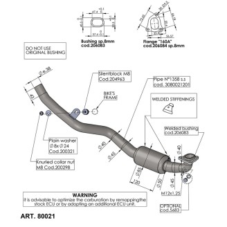 KIT COLLETTORI RACING HONDA FORZA 750 21- Honda Forza 750 21- LEOVINCE