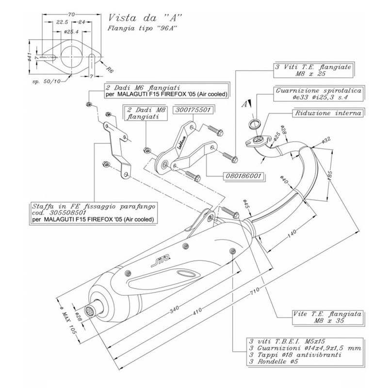 Marmitta Sitoyamaha Jog 50 R 04- per YAMAHA Jog 50 R 04- e altri modelli Scarichi SITO