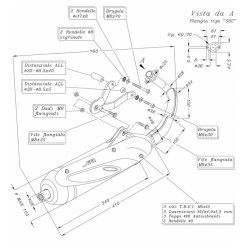 Auspuff Sitoderbi GP1 50 01-02 für DERBI GP1 50 01-02 Auspuffanlagen SITO