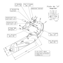 Silencieux Sitogilera Runner 50 Sp 05-12 pour GILERA Runner 50 SP 05-12 et d'autres modèles Échappements SITO