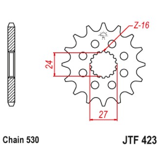 PIGNONE JT 423 z17  JT