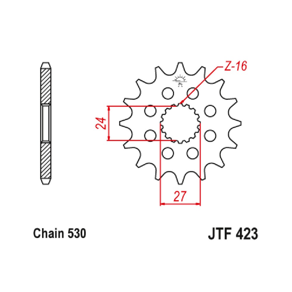 PIGNONE JT 423 z17  JT