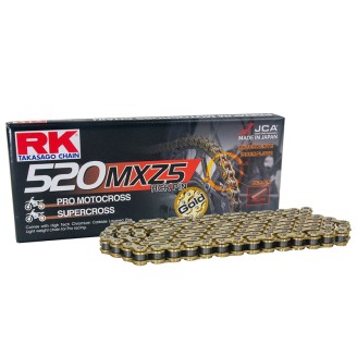 CATENA RK 520 MXZ4 ORO 130MAGLIE 