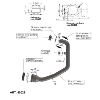 KIT COLLETTORI KTMADVENTURE 390 20- Husqvarna Svartpilen/Vitpilen 401 