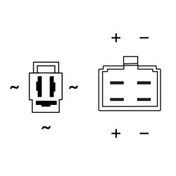 Regolatore Honda Dominator 65088-94 per HONDA NX 650 Dominator 88-94 Régulateurs ELECTROSPORT