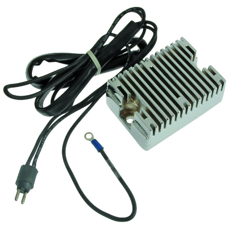 H.D.Sportster Regler 84-85 VERCHROMT Version C/Generator für HARLEY DAVIDSON 00 XLX-61 84-85 Regler WAI
