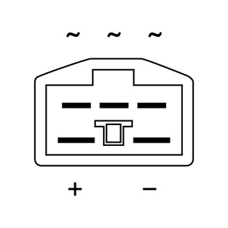 Régulateur Honda Hornet 600 98-06 pour HONDA SH 125/150 01-05 et d'autres modèles Régulateurs WAI