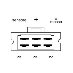 Regolatore Kawa Kle 91-07 ZZR250 96-03, Gpz 500 87-03 per KAWASAKI KLE 500 91-07 e altri modelli Regler WAI