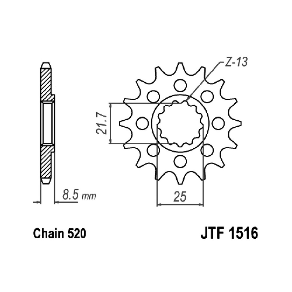 PIGNONE JT 1516 z14 