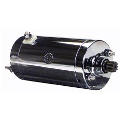 Starter Motor H.D.1000/120066-82 Chrome for HARLEY DAVIDSON FXR Super Glide 40 82-83 and other model Starter Motors WAI