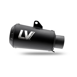 Slip-On Lv-10 Full Black Worldchampion Kawa Ninja 400 19-23 para KAWASAKI Z/Ninja 400 18-23 y otros modelos Sistemas de escape LEOVINCE