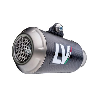 Slip-On Lv-10 Carbon Husqvarnavitpilen 125 21- for HUSQVARNA Svartpilen/Vitpilen 125 21- and other model Exhausts LEOVINCE