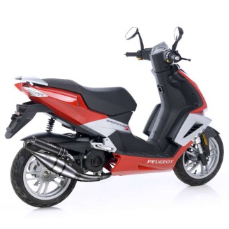 Silencieux d'expansion Blackpeugeot Speedfight 3 50 09-11 pour PEUGEOT Speedfight 3 50 09-11 et d'autres modèles Échappements LEOVINCE