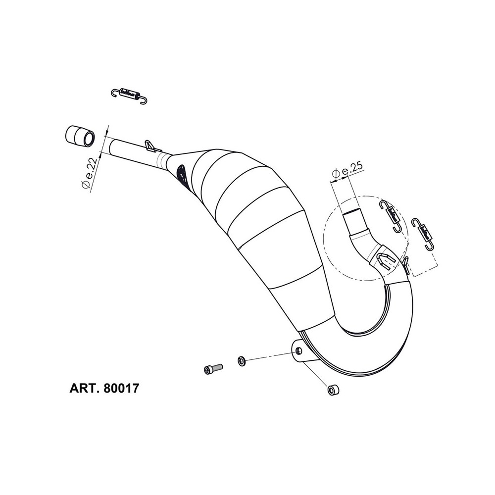 Kit Colectores X-Fight Riejumrt 50 21-23 para RIEJU MRT 50 21-23 Colectores y accesorios LEOVINCE