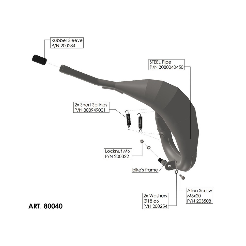 Kit Collecteurs X-Fight Fanticxe/Xm 50 21- Collecteurs et accessoires LEOVINCE