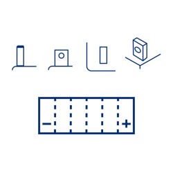 Batterie Marelli MOP18-12PRÉCHARGÉE Scellée (G19) pour BMW R 850 R/C 95-03 et d'autres modèles Batteries au plomb-acide MAGNETI MARELLI