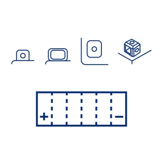 Batterie Marelli MOTX20-Bscon Acide Autres batteries MAGNETI MARELLI