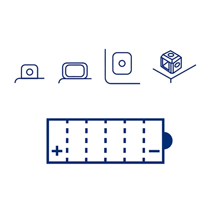 Marelli BATTERYMOB14B-2-Sm for HONDA XRV Africa Twin 650/7 50 nd and other model Lead-Acid Batteries MAGNETI MARELLI