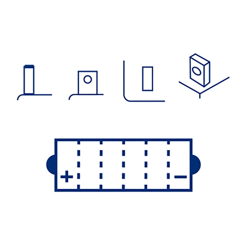 Marelli MO60-N30-A-Smcon Säurebatterie Blei-Säure-Batterien MAGNETI MARELLI