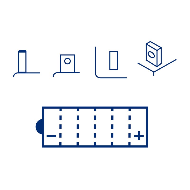 Marelli BATTERYMO60-N30L-A-Hd-Sm Lead-Acid Batteries MAGNETI MARELLI